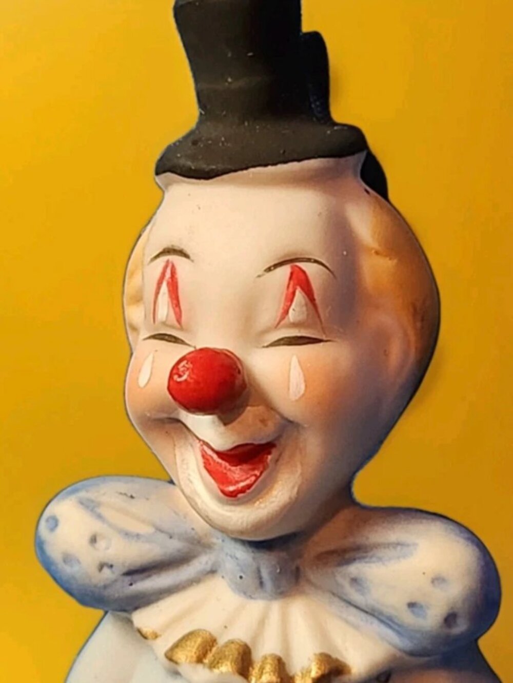 Vintage Clown Porcelain Bell 4.5" Tall Figure A.A. Importing Co Happy Circus - Picture 9 of 14